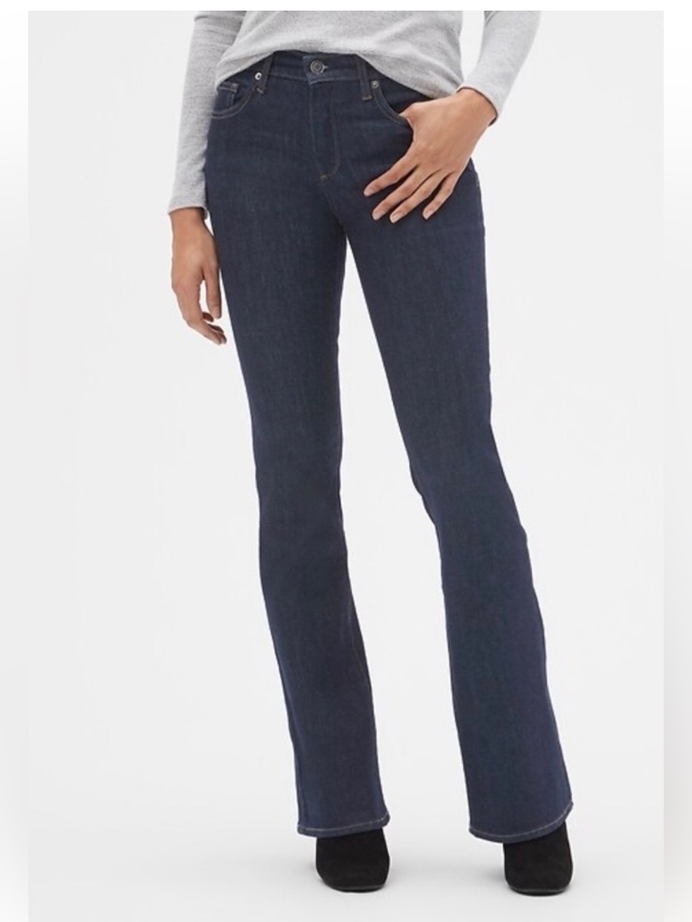 Gap Perfect Boot Dark Wash Long
